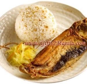 Boneless Bangus with Garlic Rice