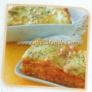 Goldilocks baked lasagna