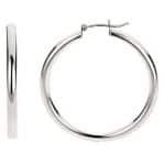 Silver Hoop Earrings