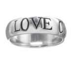Sterling Silver Love Ring