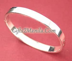 Flat Oval Bangle