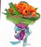 Orange Tulips Bouquet