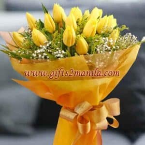 Yellow Tulips Bouquet