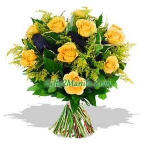 Yellow Rose Bouquet