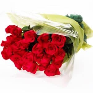 2 Dozen Long Stem Red Rose Bouquet