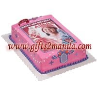 Barbie Castle Picture Cake