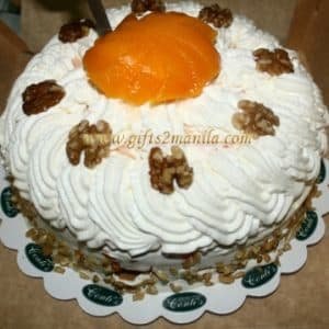 Peach Walnut Torte