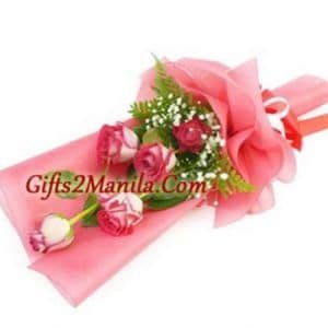 Beautiful china roses bouquet