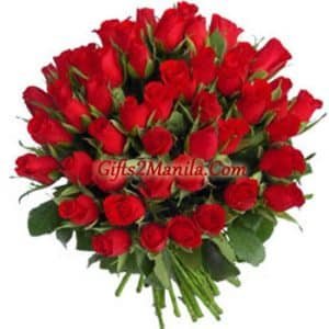 6 dozen red roses