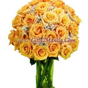 Two Dozen Orange Roses