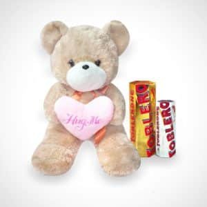 Bernie with Toblerone