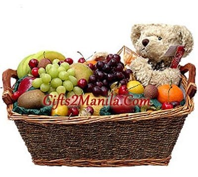 Teddy Fruit Basket