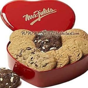 Mrs. Fields In a Heart Shape Can