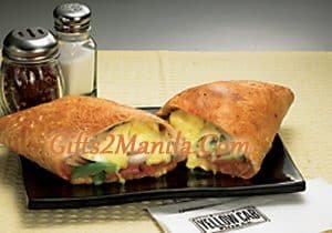 Yellow Cab -Ham & Cheese Calzone