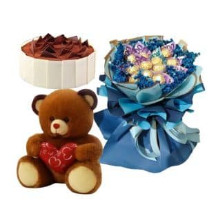 Decadent Chocolate N Teddy Surprise Bundle